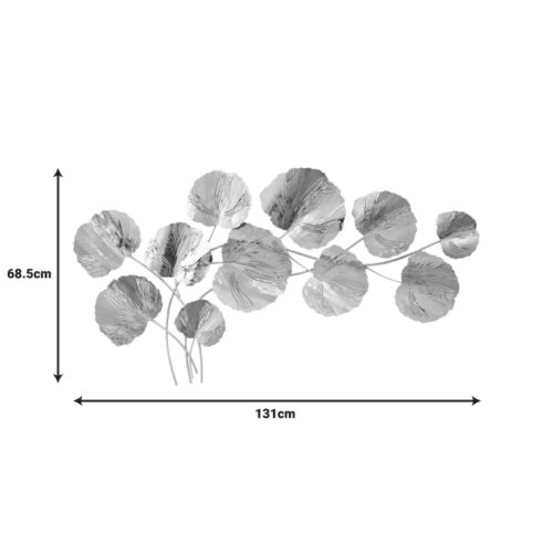 Διακοσμητικό τοίχου Fleur Inart μέταλλο σε χρυσή απόχρωση131x68.5x6εκ (x1)