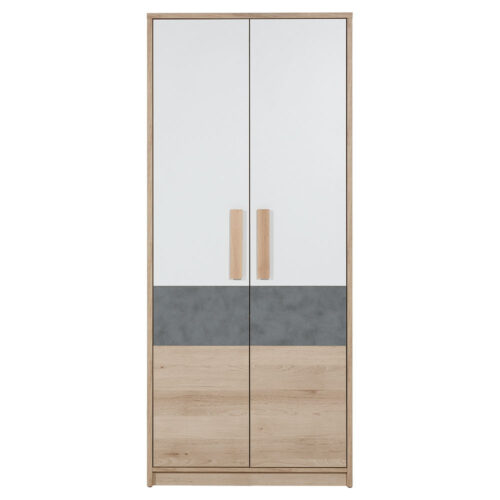 Ντουλάπα Aygo Σονόμα-Λευκό 83.1x53.5x192cm.