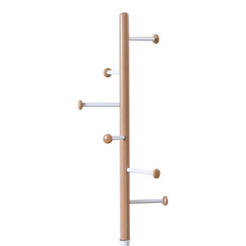 Καλόγερος Serea pakoworld μέταλλο σε λευκή-φυσική απόχρωση Φ30x175εκ (x1)