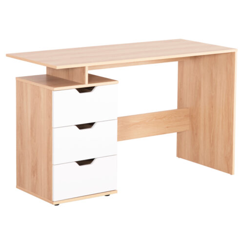 ΓΡΑΦΕΙΟ ΜΕ ΣΥΡΤΑΡΙΑ COLT HM18291 ΜΕΛΑΜΙΝΗ ΣΕ ΛΕΥΚΟ-SONAMA 120x53x75Υεκ. (x1)