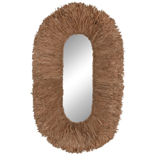 ΚΑΘΡΕΠΤΗΣ ΤΟΙΧΟΥ ΟΒΑΛ HM4711 ΠΛΑΙΣΙΟ ΙΝΕΣ ΣΙΖΑΛ ΣΕ ΧΡΩΜΑ ΦΥΣΙΚΟ 95x60x15(πάχος)εκ. (x1)