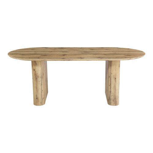 Τραπέζι Nembou pakoworld mdf σε oak απόχρωση 210x100x76εκ (x1)