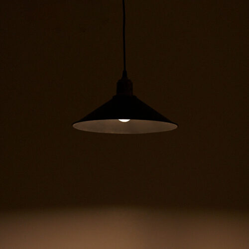 Φωτιστικό οροφής μονόφωτο PWL-0964 pakoworld Ε27 μαύρο-bronze antique Φ30x14.5εκ (x1)