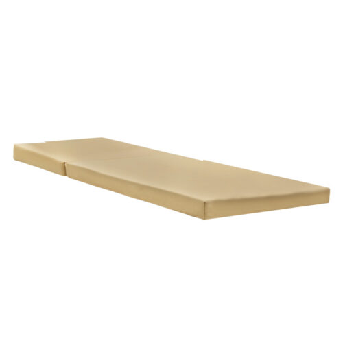 Μαξιλάρι ξαπλώστρας Sadie pakoworld ύφασμα μπεζ 65x185x7εκ (x1)