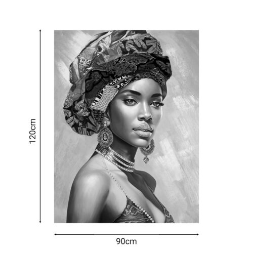 Πίνακας σε καμβά Facy 3D Inart 90x3x120εκ (x1)