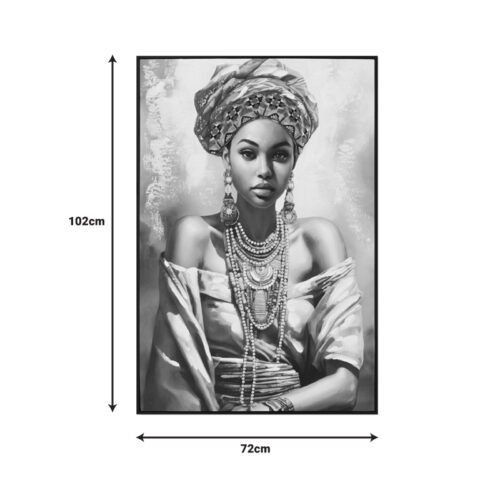 Πίνακας σε καμβά Danniela I 3D Inart 72x4x102εκ (x1)