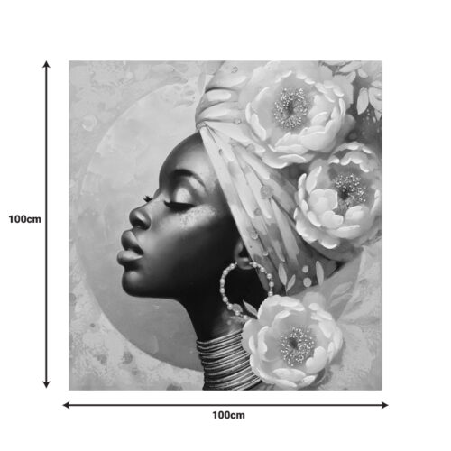 Πίνακας σε καμβά Giara Ι 3D Inart 100x3x100εκ (x1)