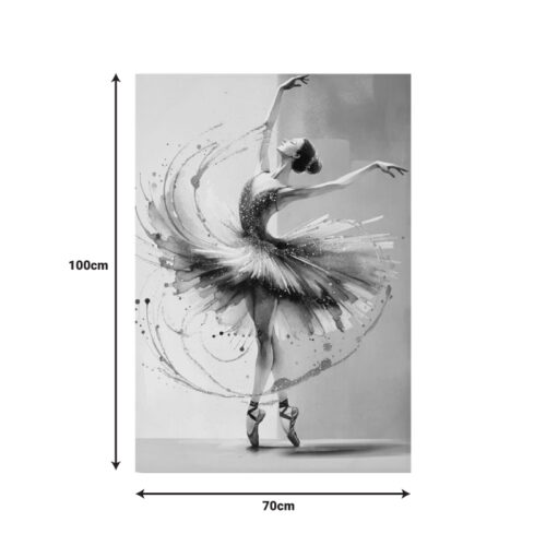 Πίνακας σε καμβά Dancito I 3D Inart 70x2.5x100εκ (x1)