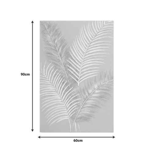 Πίνακας σε καμβά Leavy I Inart 60x3x90εκ (x1)