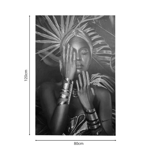 Πίνακας σε καμβά Umone Inart 80x3x120εκ (x1)