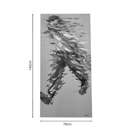 Πίνακας σε καμβά Walking Inart 70x3x140εκ (x1)