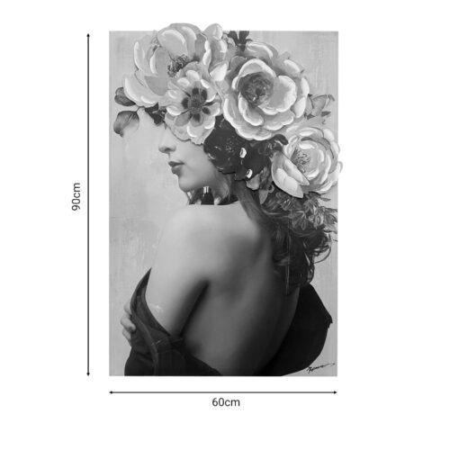 Πίνακας σε καμβά Bezira 3D Inart 60x3x90εκ (x1)