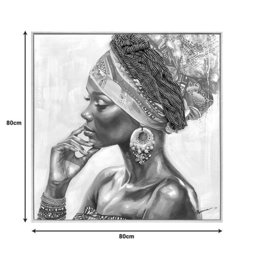 Πίνακας σε καμβά Jalo Ι 3D Inart με πλαίσιο 80x3.5x80εκ (x1)