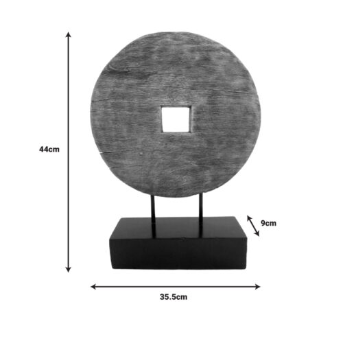 Επιτραπέζιο διακοσμητικό Cart Inart φυσικό μάνγκο ξύλο-μέταλλο 35.5x9x44εκ (x1)