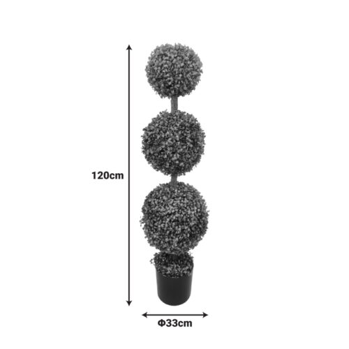 Διακοσμητικό φυτό Bolla IIΙ σε γλάστρα Inart πράσινο pp Φ33x120εκ (x1)