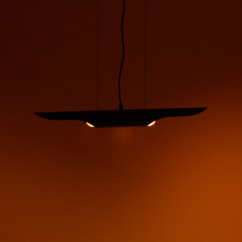 Φωτιστικό οροφής Gikline pakoworld μαύρο-χρυσό μέταλλο Φ60x6εκ (x1)