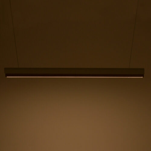 Φωτιστικό οροφής Rafmole pakoworld Led λευκό μέταλλο-ξύλο 120x7.5εκ (x1)