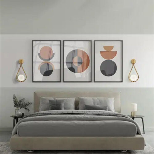 Φωτιστικό τοίχου-απλίκα Teary pakoworld G9 μέταλλο χρυσό-λευκό 16x12x37εκ (x1)