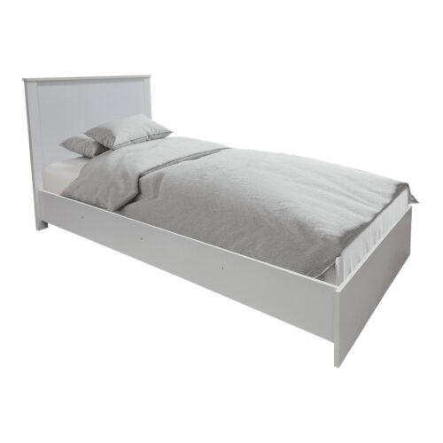 Σετ Κρεβατοκάμαρας Athos λευκό με Κρεβάτι 90x190εκ Σετ 3τεμ (x1)