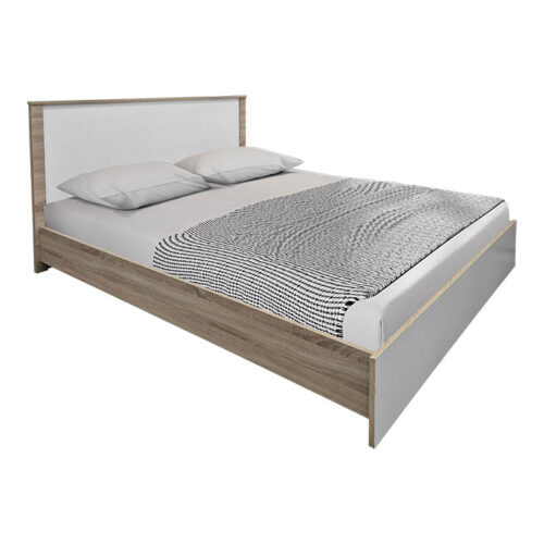 Σετ Κρεβατοκάμαρας Athos Sonoma Λευκό με Κρεβάτι 160x200εκ Σετ 3τεμ (x1)