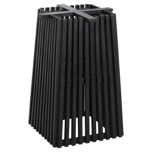 ΒΑΣΗ ΤΡΑΠΕΖΙΟΥ ΕΣΩΤ.ΧΩΡΟΥ ΤΕΤΡΑΓΩΝΗ FRANTZ HM9460.12 ΞΥΛΟ MINDI ΣΕ ΜΑΥΡΟ 45x45x73Y εκ. (x1)