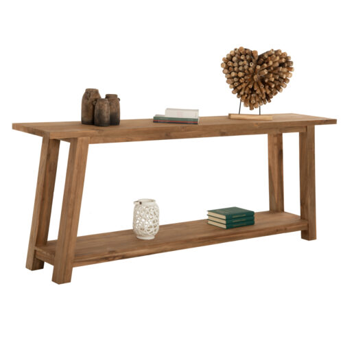 ΚΟΝΣΟΛΑ ΧΩΡΙΣ ΣΥΡΤΑΡΙ ΑΠΟ ΑΝΑΚΥΚΛΩΜΕΝΟ ΞΥΛΟ ΤΕΑΚ HM9554 240x45x91Υεκ. (x1)