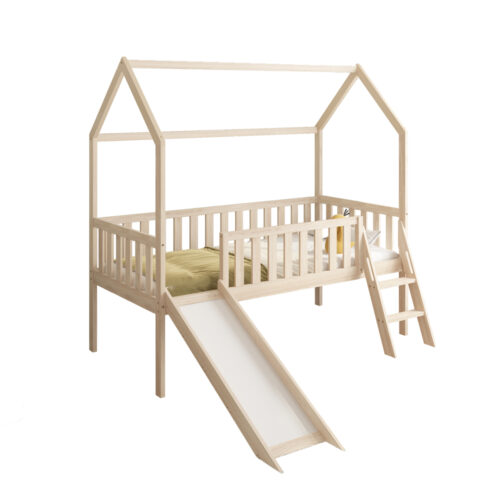 ΠΑΙΔΙΚΟ ΚΡΕΒΑΤΙ τ.MONTESSORI ΜΕ ΤΣΟΥΛΗΘΡΑ PHYLLIS HM701.01 ΞΥΛΟ ΠΕΥΚΟΥ ΦΥΣΙΚΟ ΓΙΑ 90x190εκ (x1)