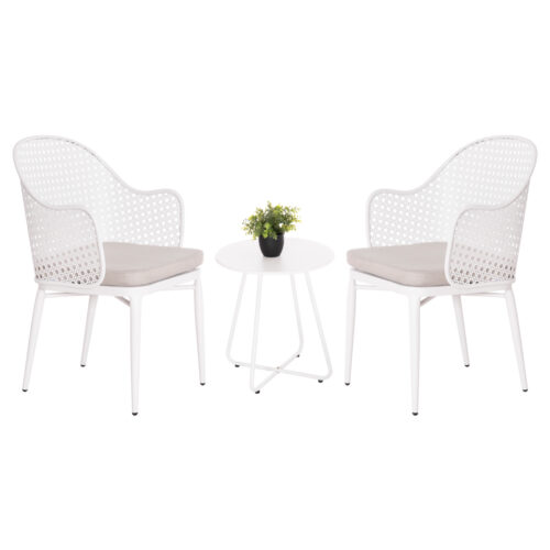 ΣΕΤ LOUNGE 3TMX ΕΞ.ΧΩΡΟΥ OREGO HM21107.02 ΑΛΟΥΜΙΝΙΟ & ΜΕΤΑΛΛΟ ΣΕ ΛΕΥΚΟ (x1)