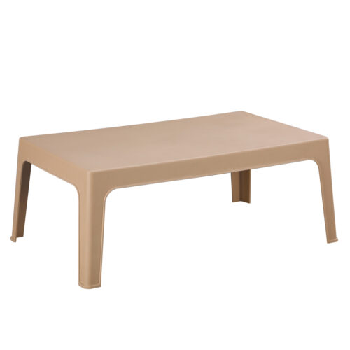 ΤΡΑΠΕΖΑΚΙ ΟΡΘΟΓΩΝΙΟ SLEEK HM6367.03 ΠΟΛΥΠΡΟΠΥΛΕΝΙΟ ΚΑΠΟΥΤΣΙΝΟ 105x64x40Υεκ. (x1)