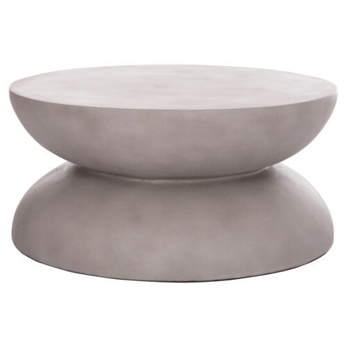 ΤΡΑΠΕΖΙ ΣΑΛΟΝΙΟΥ ANNA HM18158.03 FIBER CEMENT ΣΕ ΓΚΡΙ--Φ92x44.5Υεκ (x1)