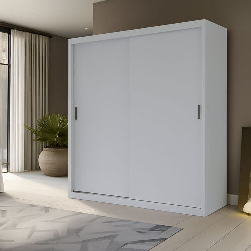 Ντουλάπα Reflex Λευκή 180x60x215cm
