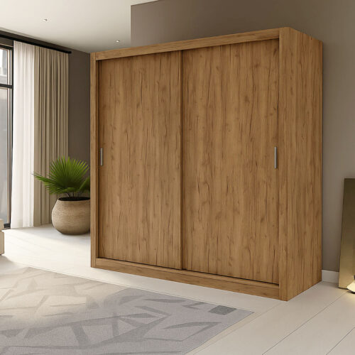 Ντουλάπα Reflex Χρυσό Δρυς 180x60x215cm