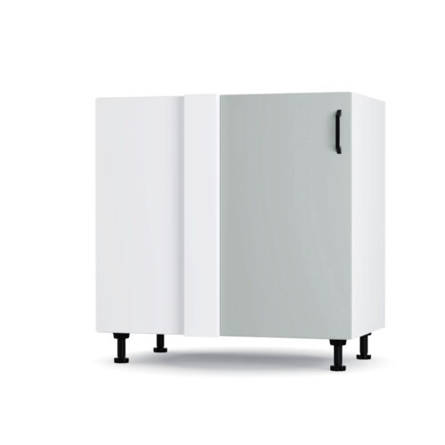 Modest Κάτω Γωνιακό Ντουλάπι Γκρι 100x48x82εκ