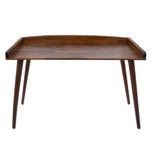 Γραφείο εργασίας Brady pakoworld φυσικό ξύλο πεύκου καρυδί 119x59x75εκ (x1)