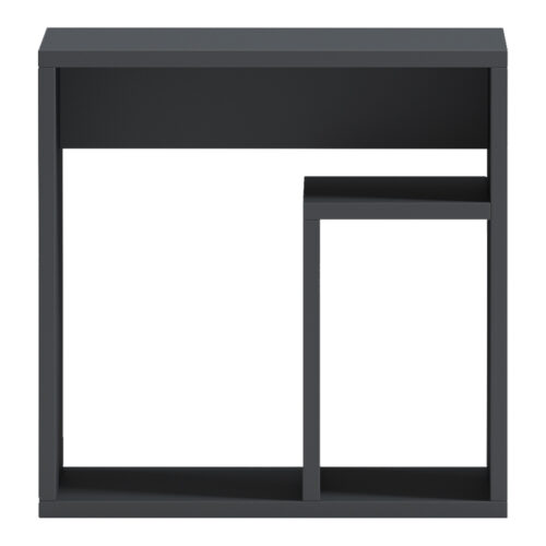 Βοηθητικό τραπέζι Doublo pakoworld ανθρακί 40x35x40εκ (x1)
