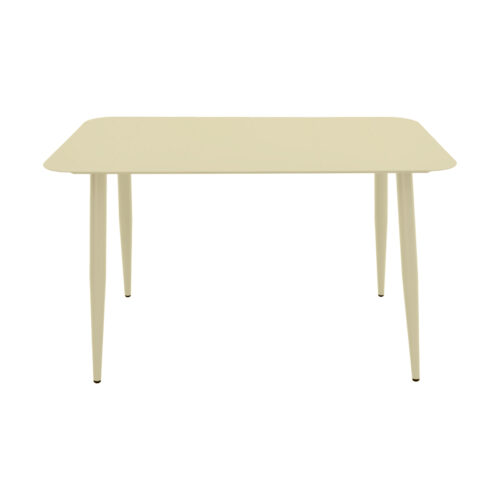 Τραπέζι Vista pakoworld αλουμίνιο σε σαμπανί απόχρωση 120x70x72εκ (x1)