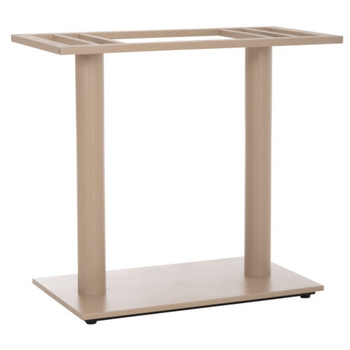 ΒΑΣΗ ΤΡΑΠΕΖΙΟΥ ΜΕΤΑΛΛΙΚΗ ΔΙΠΛΗ HM435.25 ΚΑΠΟΥΤΣΙΝΟ ΜΑΤ ΜΕ ΡΕΓΟΥΛΑΤΟΡΟΥΣ 80Χ40Χ72Υεκ. (x1)