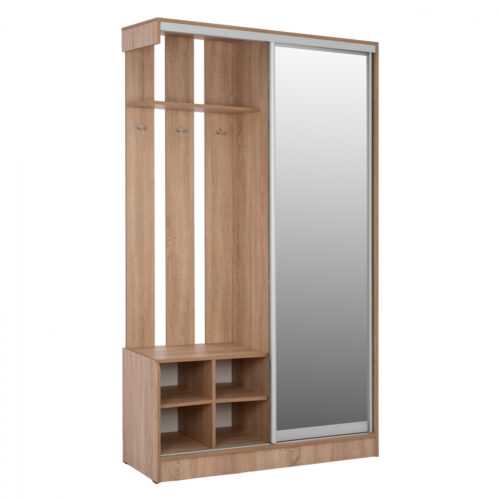 ΕΠΙΠΛΟ ΕΙΣΟΔΟΥ ΜΕ ΣΥΡΟΜΕΝΗ ΝΤΟΥΛΑΠΑ Κ ΚΑΘΡΕΦΤΗ DULCE SONAMA HM2424 120X45X210Yεκ. (x1)