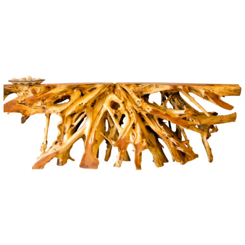 ΚΟΝΣΟΛΑ HM9369 ΑΠΟ ΜΑΣΙΦ ΞΥΛΟ ΤEAK ΦΥΣΙΚΟ 120Χ40Χ70Y EK. (x1)