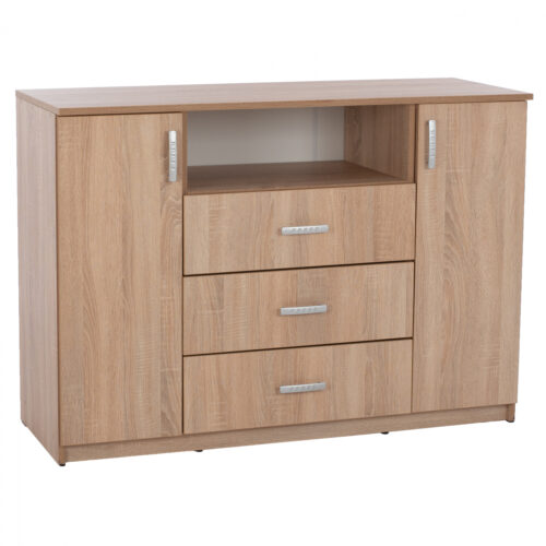 ΜΠΟΥΦΕΣ ΜΕ 2 ΝΤΟΥΛΑΠΙΑ Κ 3 ΣΥΡΤΑΡΙΑ ADLER SONAMA OAK HM2430 120X45X85Yεκ. (x1)