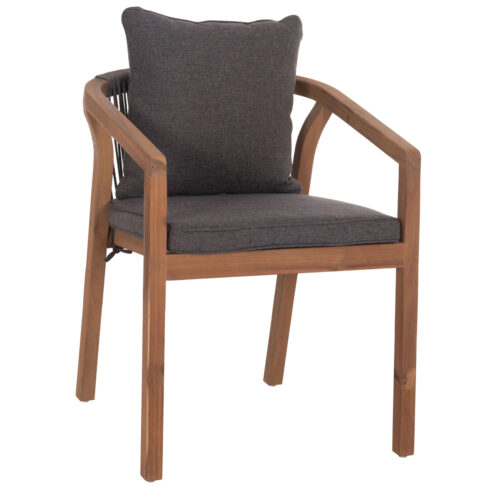 ΠΟΛΥΘΡΟΝΑ CONTREL HM6244.02 ΞΥΛΟ ΑΚΑΚΙΑΣ ΦΥΣΙΚΟ-ΣΧΟΙΝΙ & ΜΑΞΙΛΑΡΙΑ ΓΚΡΙ 58x60x74Υεκ. (x2)