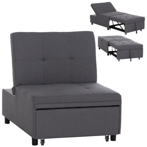 ΠΟΛΥΘΡΟΝΑ-ΚΡΕΒΑΤΙ LIBRE HM3295.01 ΓΚΡΙ ΥΦΑΣΜΑ 75x106x87Υεκ. (x1)