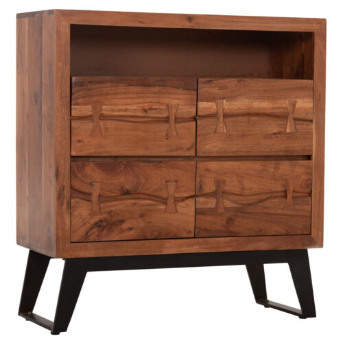 ΣΥΡΤΑΡΙΕΡΑ FANSI 3ΣΥΡΤΑΡΙΑ ΑΠΟ ΜΑΣΙΦ ΞΥΛΟ ΑΚΑΚΙΑΣ 80x35x86Υεκ. HM8474.11 (x1)