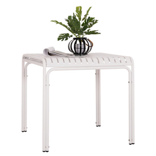 ΤΡΑΠΕΖΙ ΤΕΤΡΑΓΩΝΟ ΑΛΟΥΜΙΝΙΟΥ RACHEL HM6338.02 ΛΕΥΚΟ 80x80x75Υεκ. (x1)