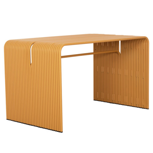 ΤΡΑΠΕΖΙ ΤΡΑΠΕΖΑΡΙΑΣ ΣΕΙΡΑ INTREPID HM6330.07 ΑΛΟΥΜΙΝΙΟ ΜΟΥΣΤΑΡΔΙ 120x70x70.5Υεκ. (x1)