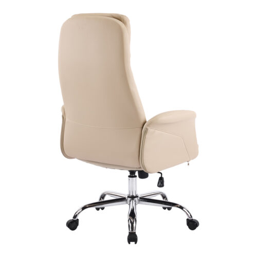 Καρέκλα γραφείου διευθυντή Derjio pakoworld μπεζ pu 68x66x115εκ (x1)