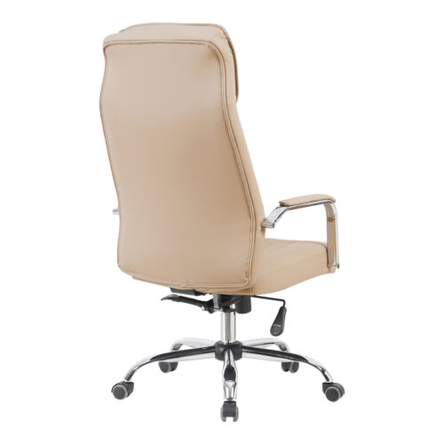 Καρέκλα γραφείου διευθυντή Morales pakoworld pu cappuccino 60x70x118-124εκ (x1)