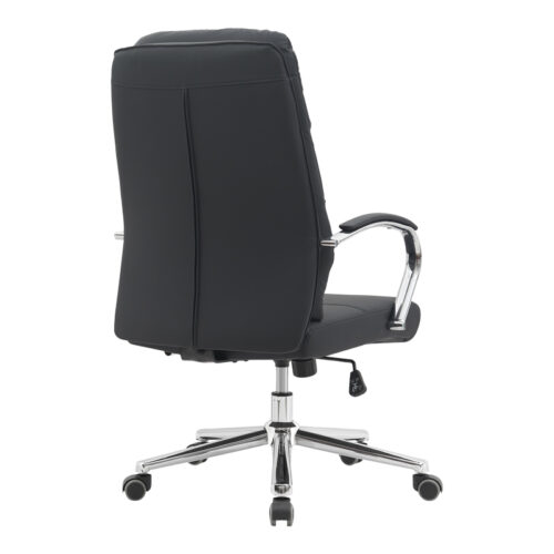 Καρέκλα γραφείου διευθυντή Normie pakoworld pu μαύρο 58x65x103-111εκ (x1)