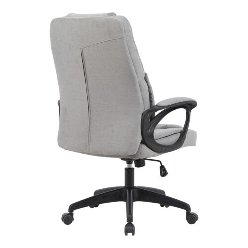 Καρέκλα γραφείου διευθυντή Kamora pakoworld ύφασμα γκρι 66x67x103-111εκ (x1)