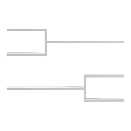 Ραφιέρα τοίχου Galler pakoworld λευκό 79x19.5x18εκ (x1)